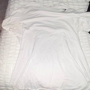 XXL gymshark white tee